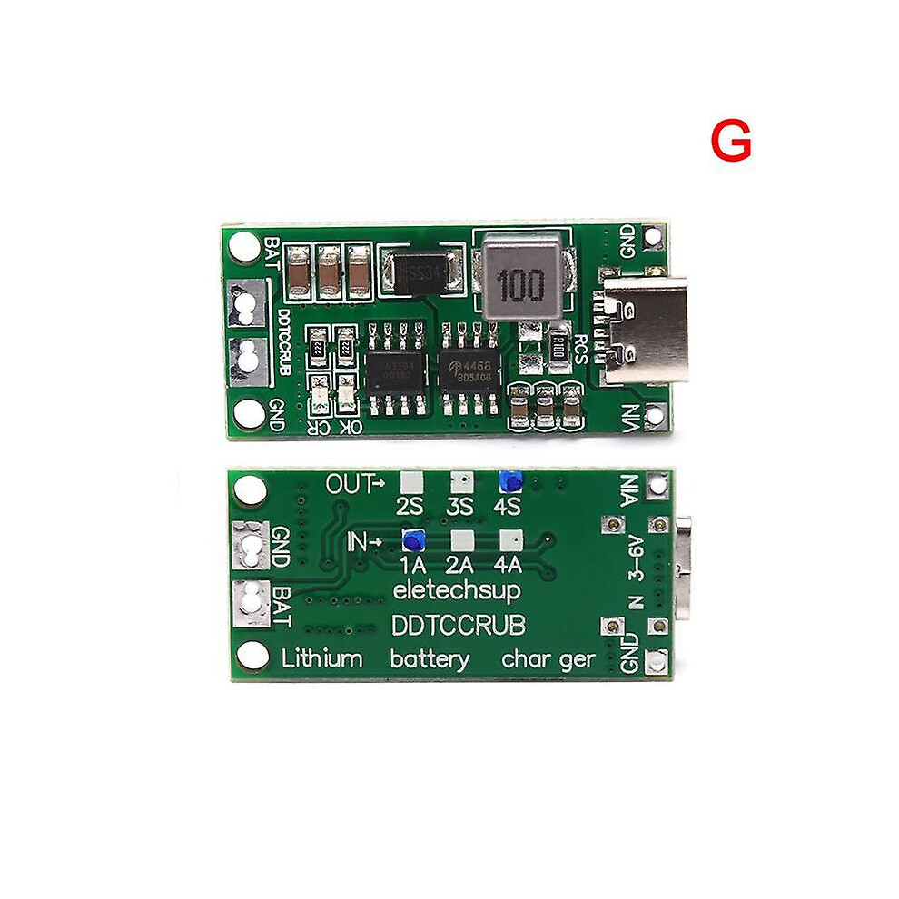 (4S 1A) Multi-Cell 2S 3S 4S Type-C To 8.4V 12.6V 16.8V Lipo Polymer Li-Ion Charger 7364071055745