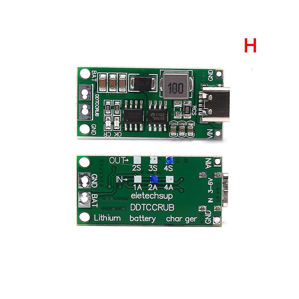 (4S 2A) Multi-Cell 2S 3S 4S Type-C To 8.4V 12.6V 16.8V Lipo Polymer Li-Ion Charger 7364071055769