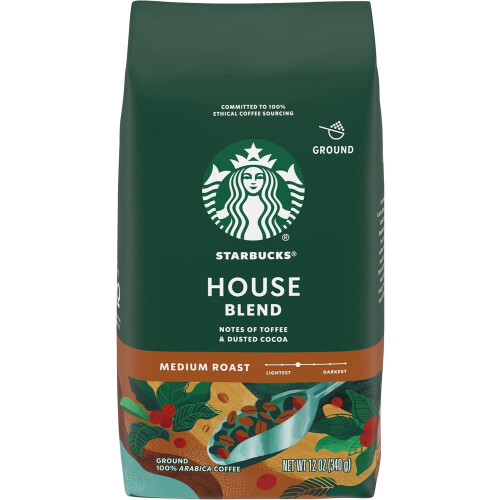 Starbucks Starbucks Decaf Ground Coffee - House Blend - Medium Roast - 12oz