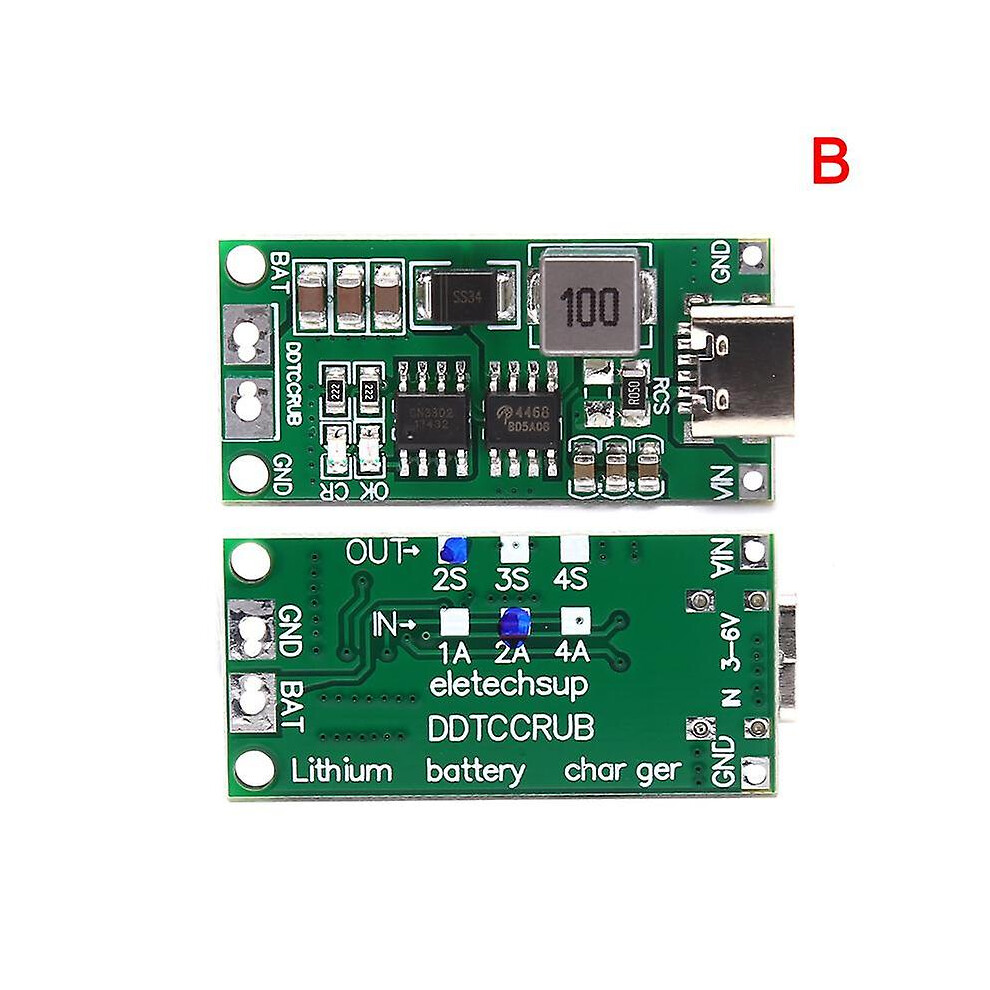 (2S 2A) Multi-Cell 2S 3S 4S Type-C To 8.4V 12.6V 16.8V Lipo Polymer Li-Ion Charger 7364071055806