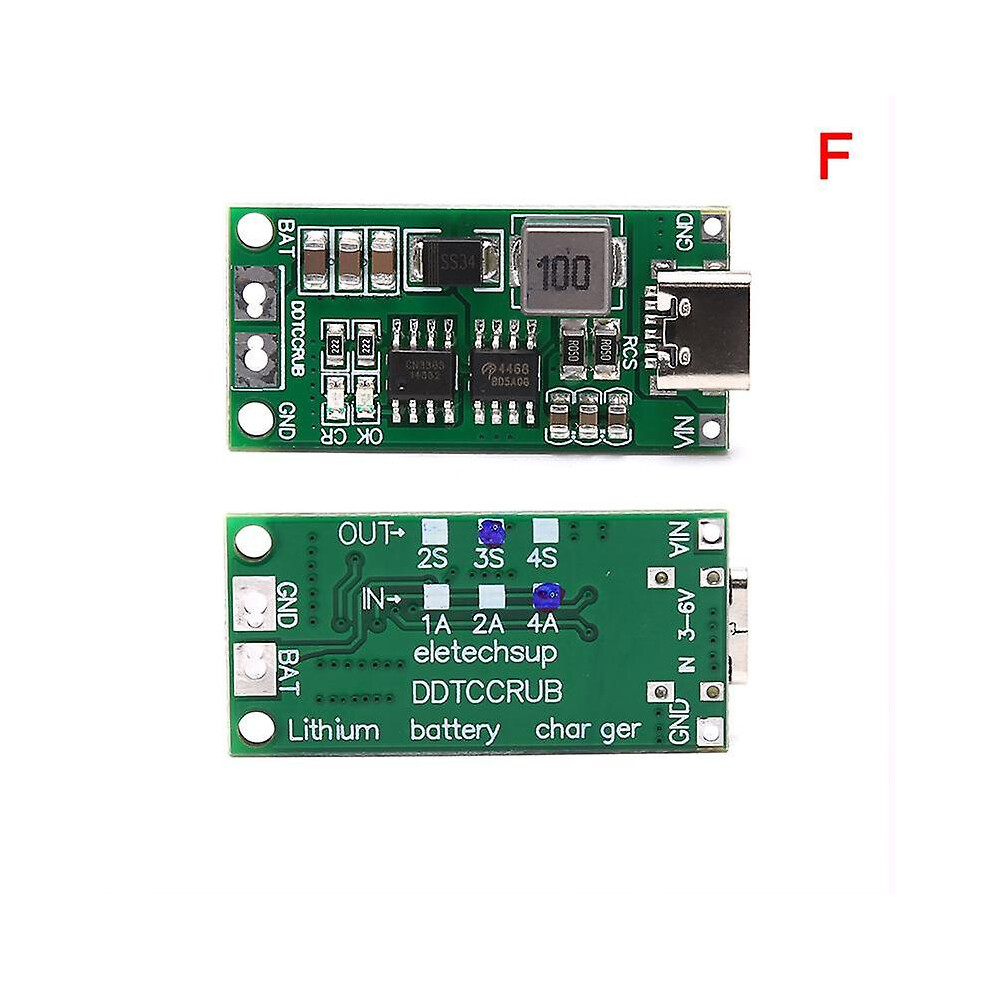 (3S 4A) Multi-Cell 2S 3S 4S Type-C To 8.4V 12.6V 16.8V Lipo Polymer Li-Ion Charger 7364071055813