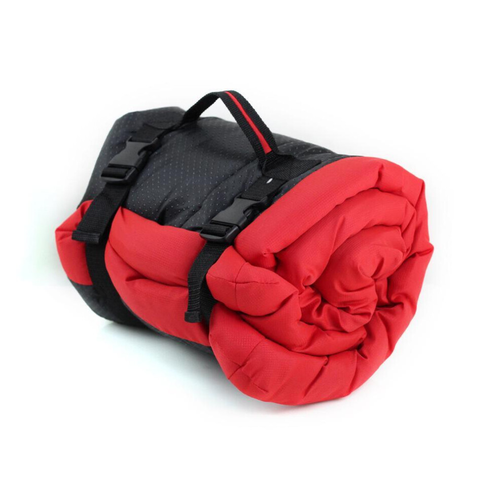 (red, L) Portable Warm Winter Dog Blanket Mat Waterproof Folding Washable Large Dog Bed House Pet Kennel