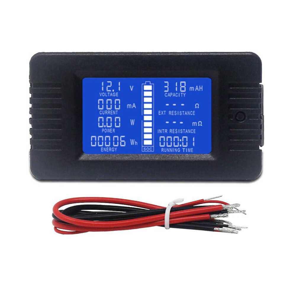 (10A Meter) Dc Voltmeter Ammeter Power Energy Digital Meter Lcd Dc 60-200v 10a/50a/100a/200a/300a Shunt