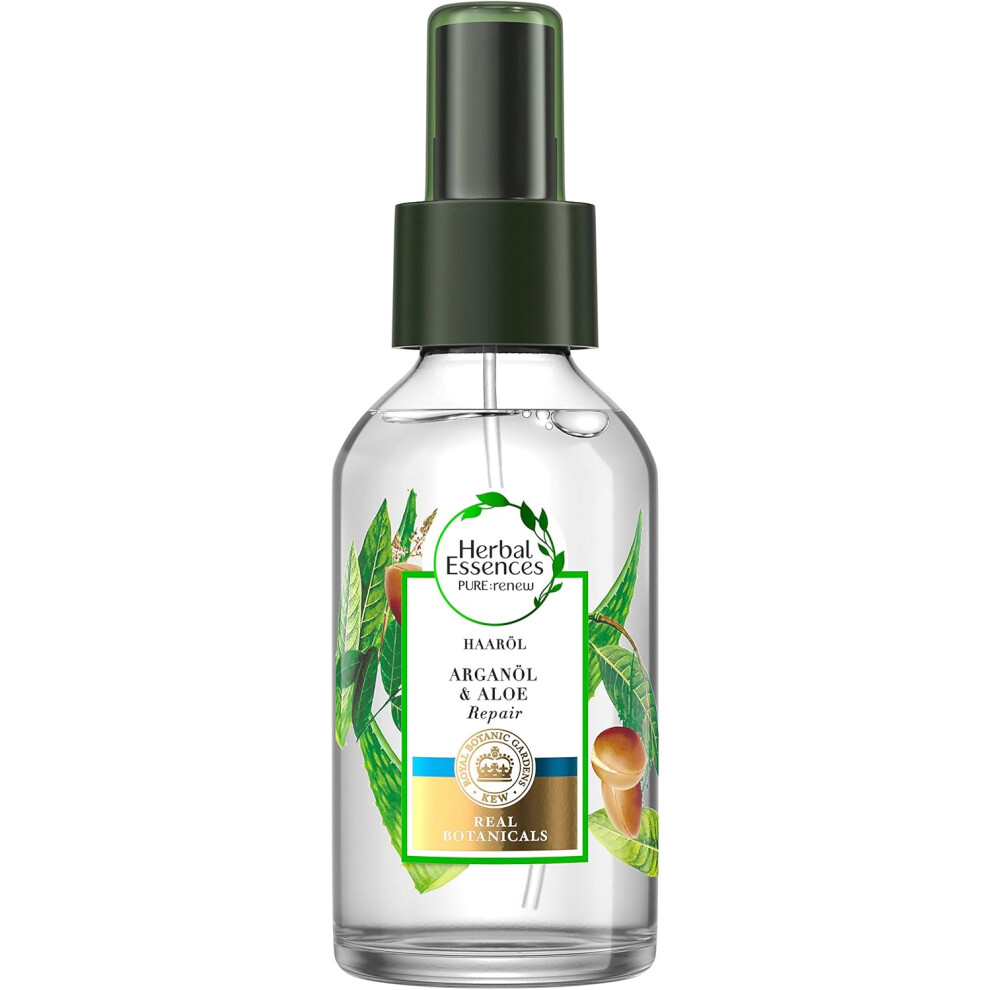 Herbal Essences Pure renew Hair Oil with Argan Oil and Aloe Vera 100ml