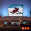 40 Inch Portable Projector Screen Tabletop D Screen Suit For 4:3 Project Pull Up Retractable For Tel 4