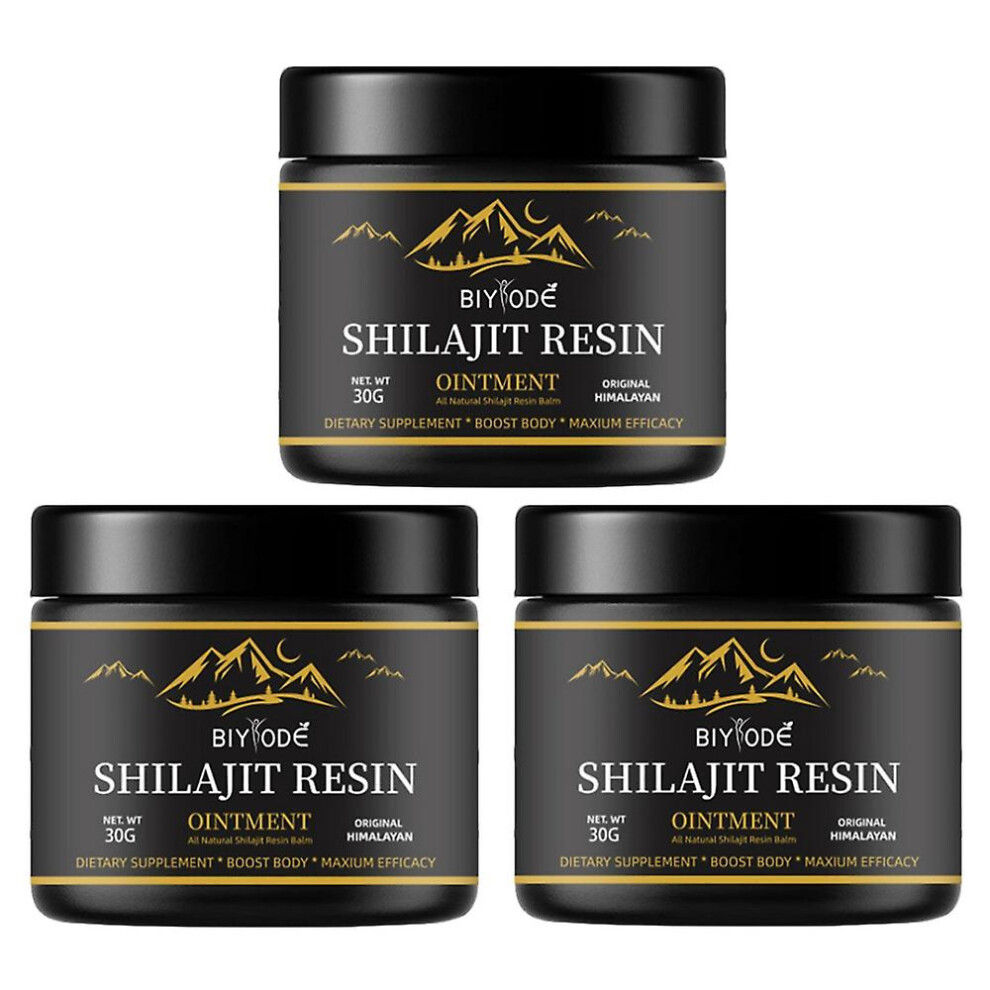3pcs Body Care Shilajit Soft Resin-pure Natural  Improving Blood Circulation,reducing Cholesterollevels 30g