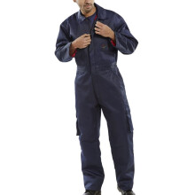 BEESWIFT QUILTED BOILERSUIT NAVY BLUE 56