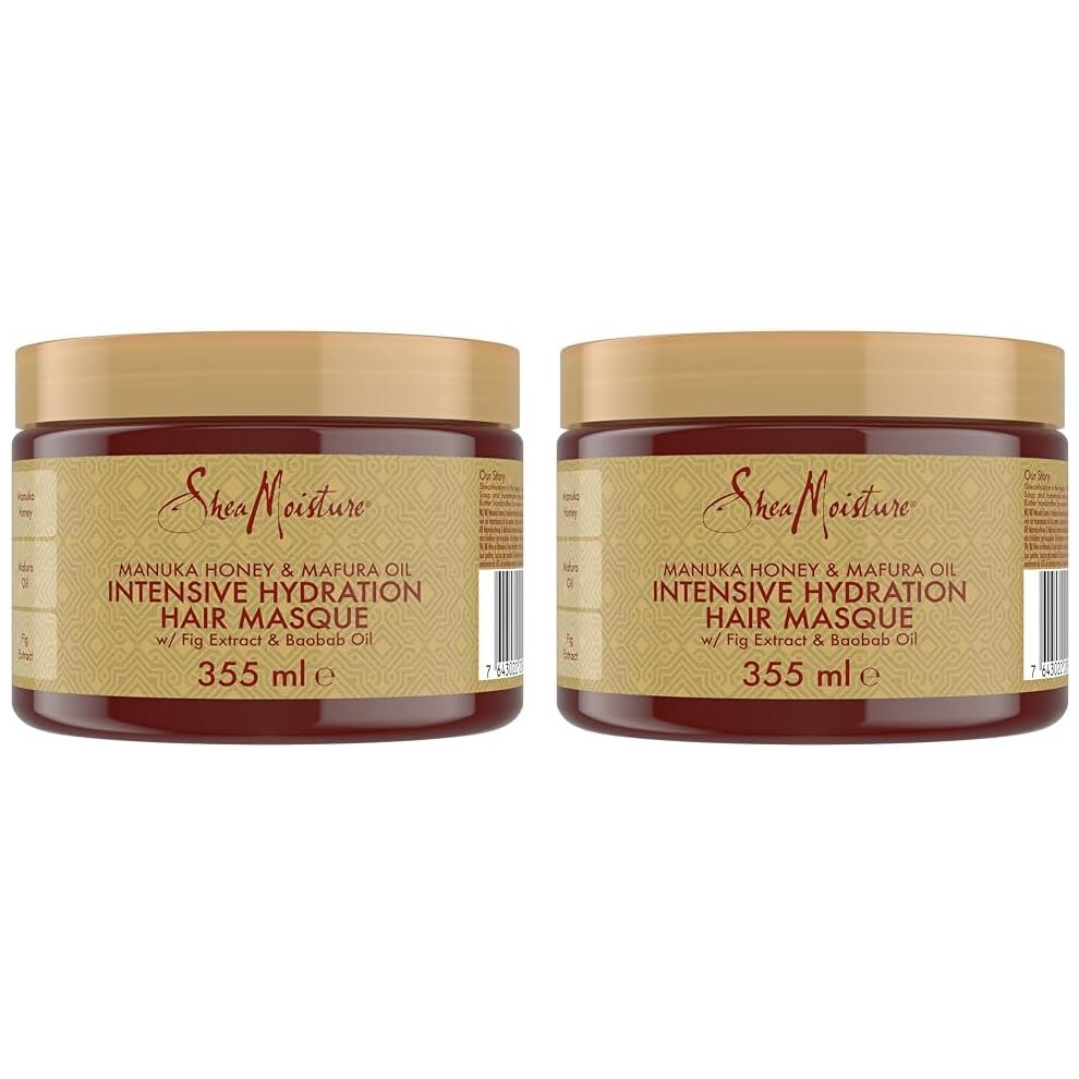 (SHEA MOISTURE Manuka Honey & Mafura Oil Intensive Hydration Hair Mask sulphate and silicone free hair mask for dry hair ) SHEA MOISTURE Manuka Honey