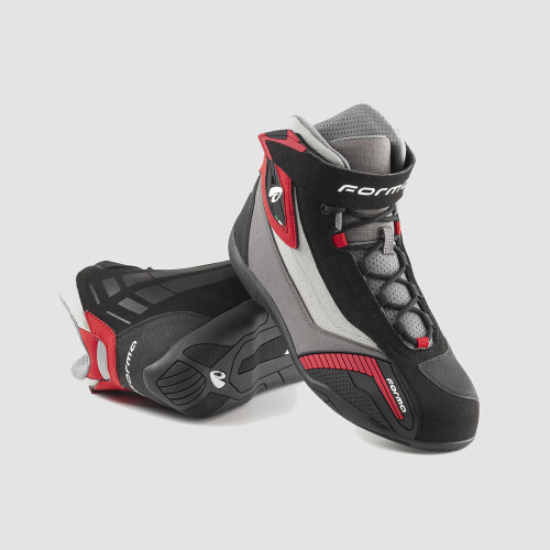 (43 EU / 9 UK) Forma Genesis Black/Grey/Bordeaux Motorcycle Boots