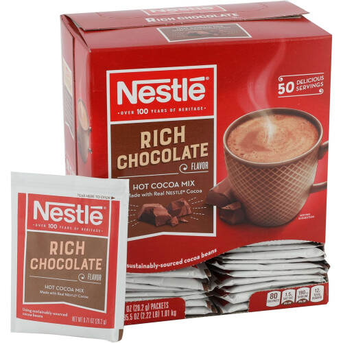 Nestle Nestle Rich Chocolate Flavor - 50 Packets 1