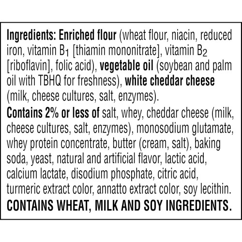 Cheez-It White Cheddar Family Size Baked Snack Crackers - 21oz 1