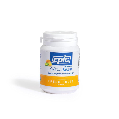 Epic Xylitol Fresh Fruit Gum - 50 Pieces