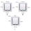 (White, M) Cat Door Small Pet Entry And Exit Security Gate On Doors And Windows 4