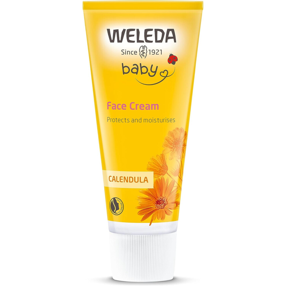 Weleda Baby Face Cream, Calendula Moisturiser, Moisturising Cream for Baby, Del