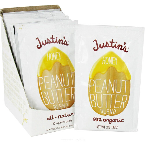 Justin's Honey Peanut Butter Blend - 1.15oz (10 Squeeze Packs)