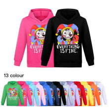 (black, 160) The Amazing Digital Circus Merch Boys And Girls Hooded Top Hoodie Hoodie Hoodie