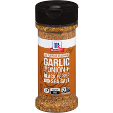 McCormick Garlic Onion Black Pepper And Sea Salt Seasoning - 4.25O\oz