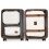 KONO 4Pcs Cream Travel Set 12+20 Inch ABS Hard Shell Suitcase and Travel Bags 7