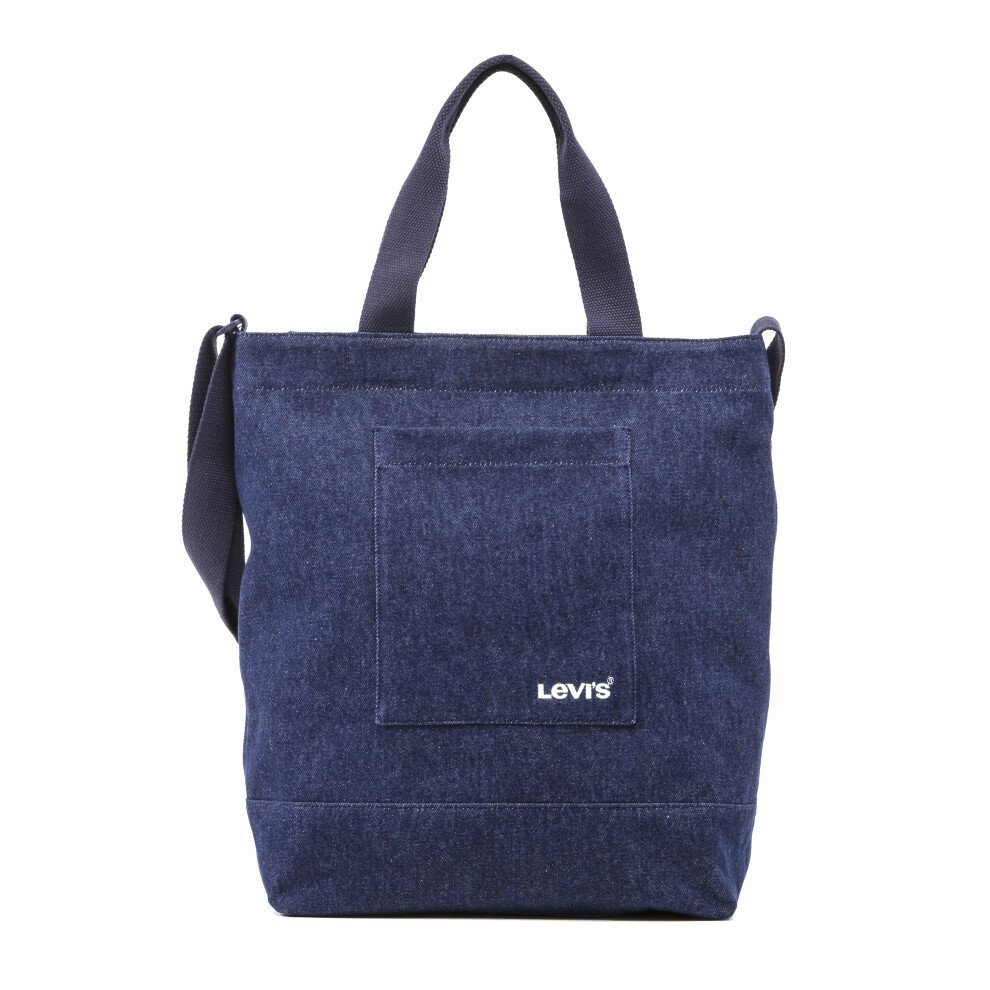 Levi's Shoulder Denim Tote bag ~ Icon Tote dark blue