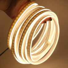 ((Warm White)) 3M-Led Neon Strip Light, 12V Flexible Waterproof Led String Light For Room, Christmas, Party