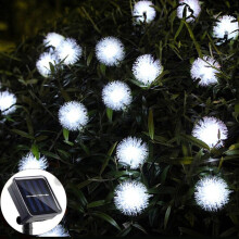 (Cool White) 30 Led String Light 6.5M String Lights Solar Outdoor,For Garden, House, Terrace, Park