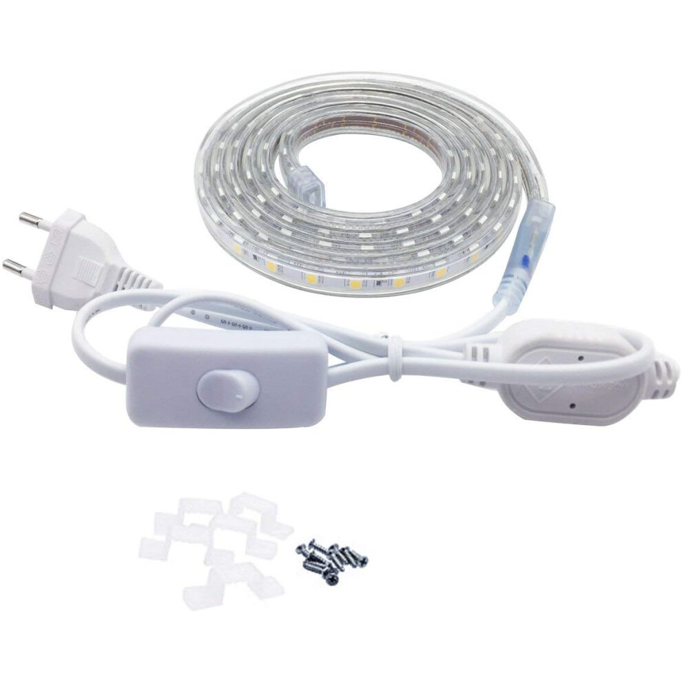 ((Warm White), 3M) Waterproof Led String Lights Cob Led Flexible Light Strip With Eu Plug-image-OPC-PFT2BHH-NEW