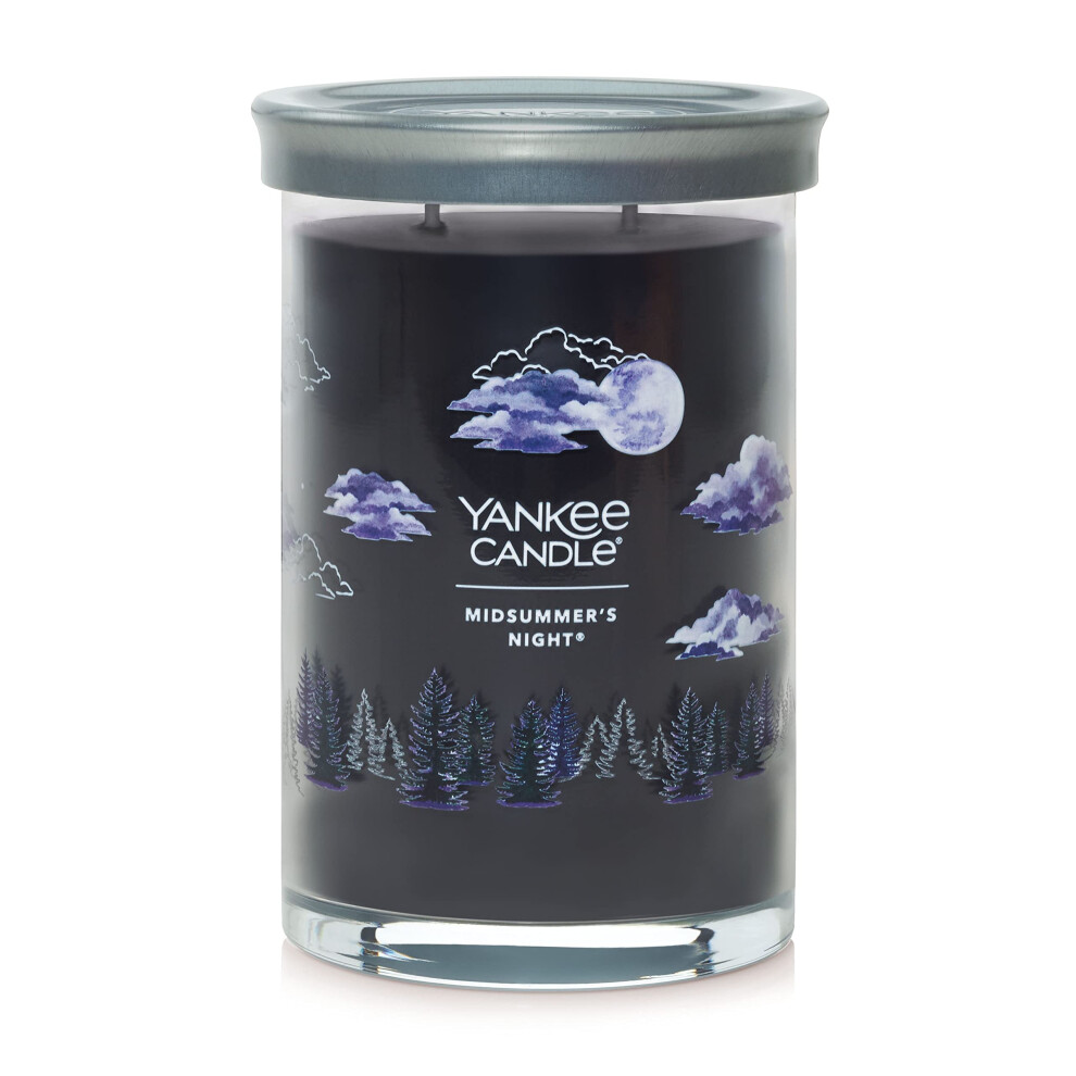 Yankee Candle MidSummer's Night Scented  Signature 20oz Large Tumbler 2-Wick Candle  Over 60 Hours of Burn Time