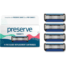 Preserve Five Blade Replacement Cartridges - 4 Count