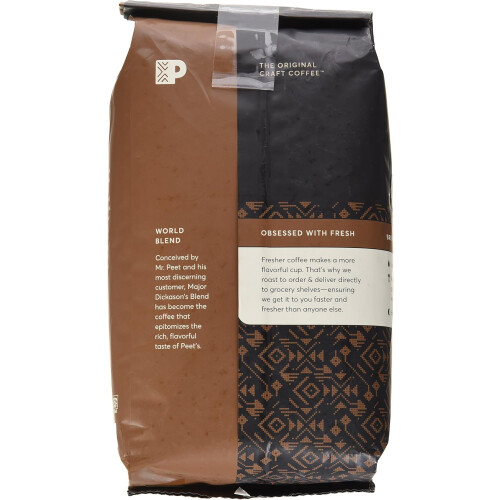 Peets Coffee Dark Roast Major Dickason's Blend Coffee - 32oz 1