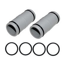 ADKUN (2PACK) 1-1/4 Tum Pool Filter Pump Slangkopplingar för Intex Pooler