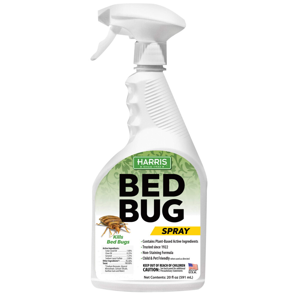 Harris Green Label Bed Bug Killer  Fast Acting 20oz Spray