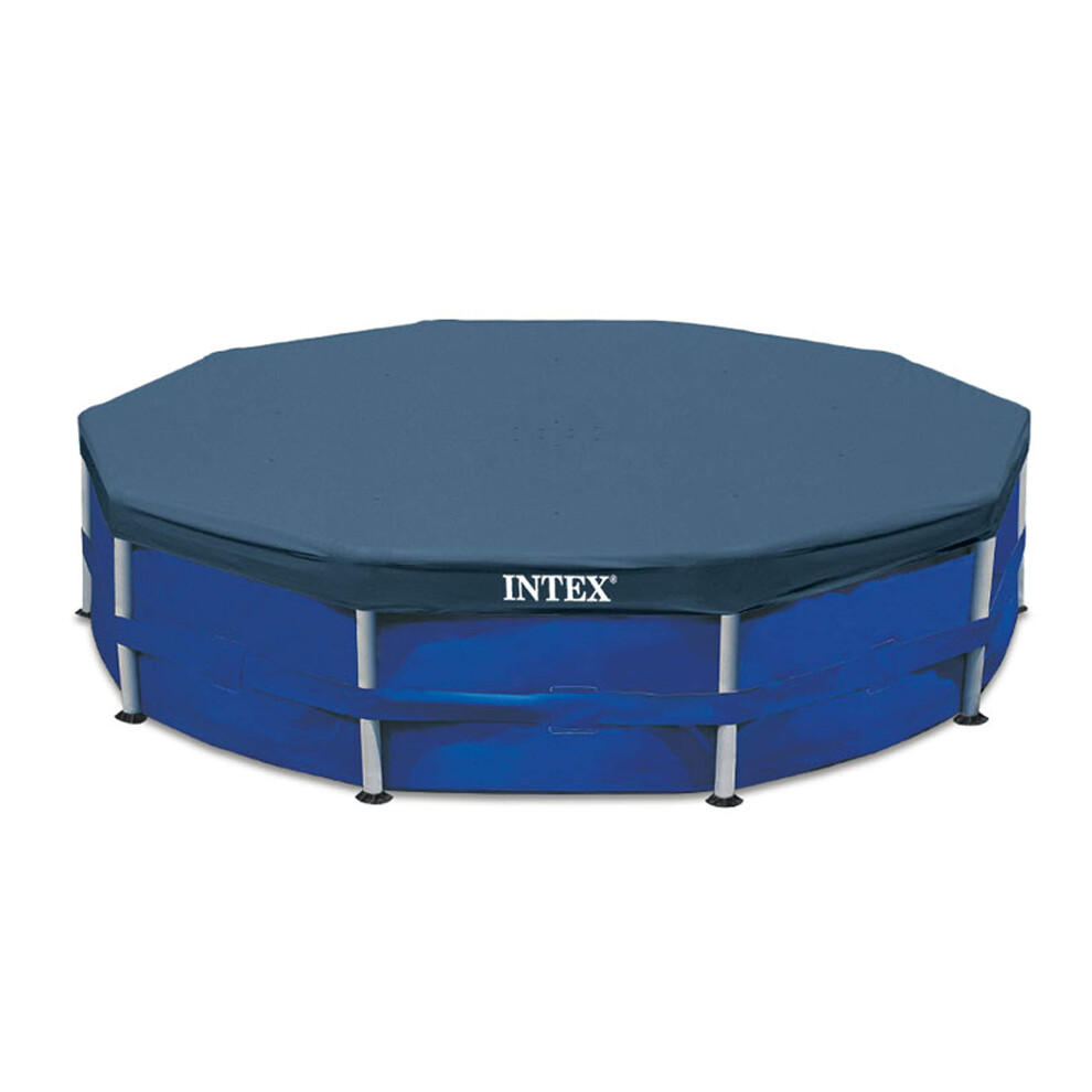 BLOSSOMZ Intex 12' Round Frame Set Easy Swimming Pool Debris Cover | 28031E