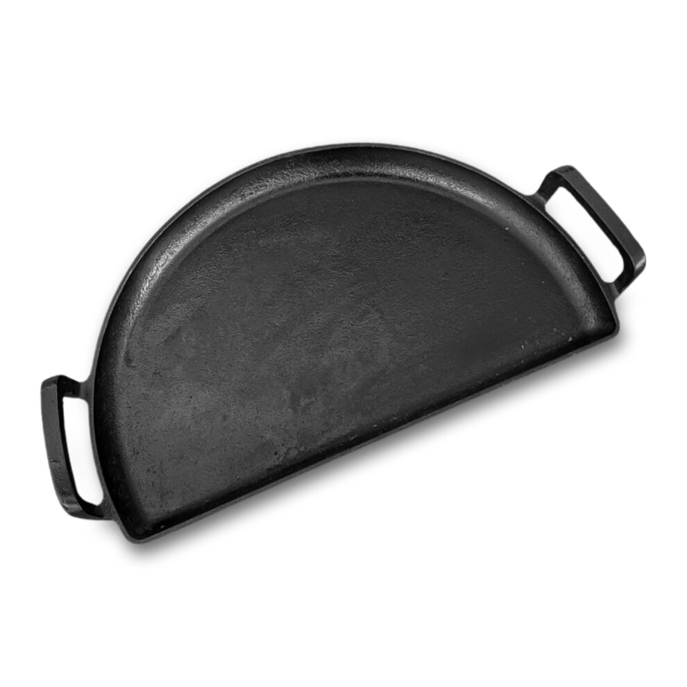 SnS Grills Slow N Sear Cast Iron Drip 'N Griddle Pan 18""""  3-in-1 Versatile Grill Accessory for Searing  Griddle and Drippings - Fits Standard 18
