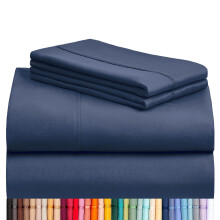 Lenzuola LuxClub Twin XL - Lenzuola morbide per letti singoli per bambini e bambine, 4 pezzi, tasche profonde, 18"""", ecologiche, antipiega, per b