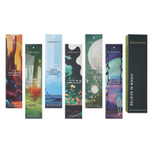 Folkulture Incense Sticks - Set van 6 (120 Sticks) - Witte Salie, Sandelhout, Mandarijn, Oud, Amber, Perzik