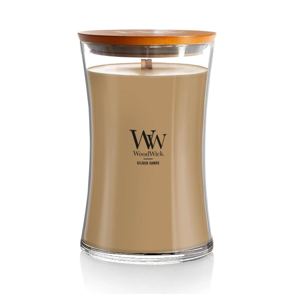 WoodWick Gilded Sands Large Hourglass Candle