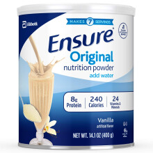 Polvo de Nutrición Original Ensure, Vainilla 14 Onzas (Paquete de 4)