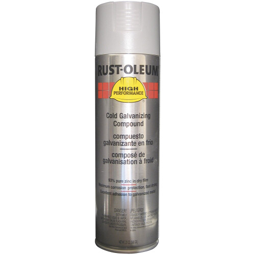 Rust-Oleum Rust-Oleum Corporation V2100 Cold Galvanizing FLAT 15 OZ. SPRAY, Gray