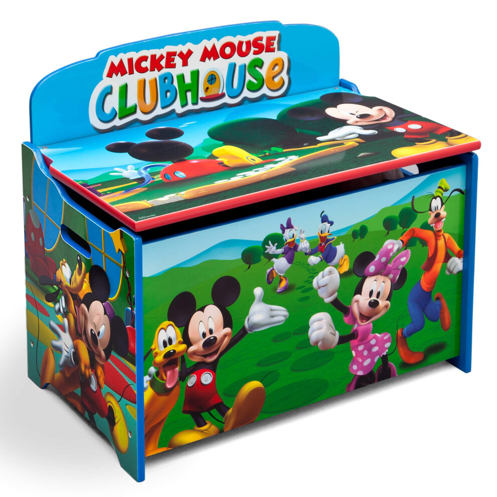 Delta Children Deluxe Toy Box  Disney Mickey Mouse