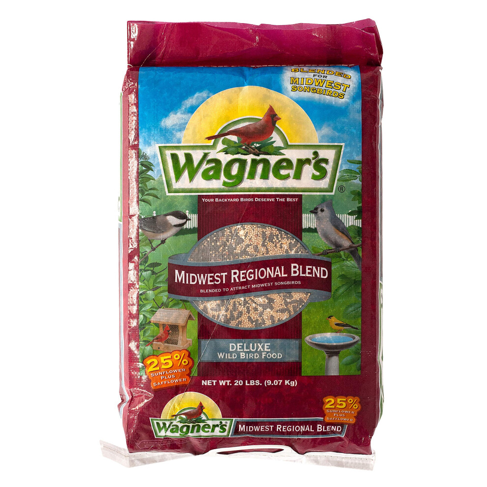 Wagner's 62006 Midwest Regional Blend Wild Bird Food  20-Pound Bag