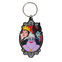 Disney Villians Group PVC Bag Clip 3""