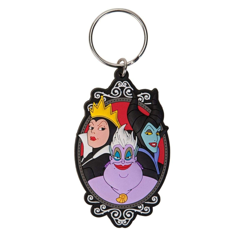 Disney Villians Group PVC Bag Clip  3""