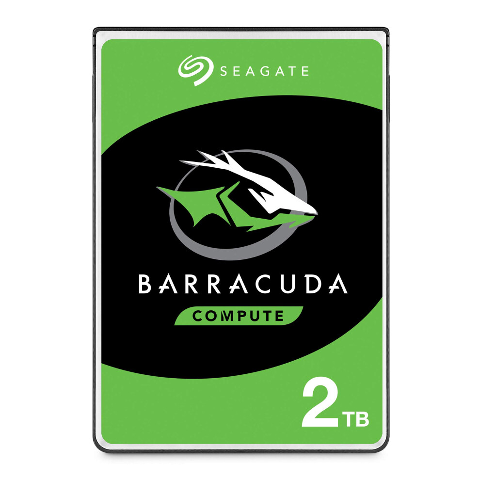 Seagate BarraCuda 2TB Internal Hard Drive HDD - 2.5 Inch SATA 6Gb/s 5400 RPM 128MB Cache for Computer Desktop PC - Frustration Free Packaging (ST2000L