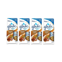 Glade Sense & Spray Automatic Freshener Refill - Cashmere Woods - Concentrated Refill Lasts for Weeks - Net Wt. 0.43 OZ (12.2 g) Each Pack of 4 Refill