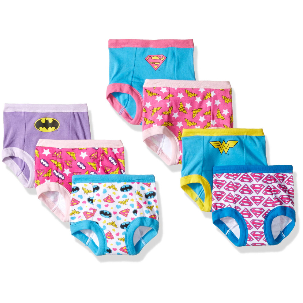 DC Comics Toddler Potty Training Pants with Superman  Batman & Wonder Woman With Success Chart & Stickers