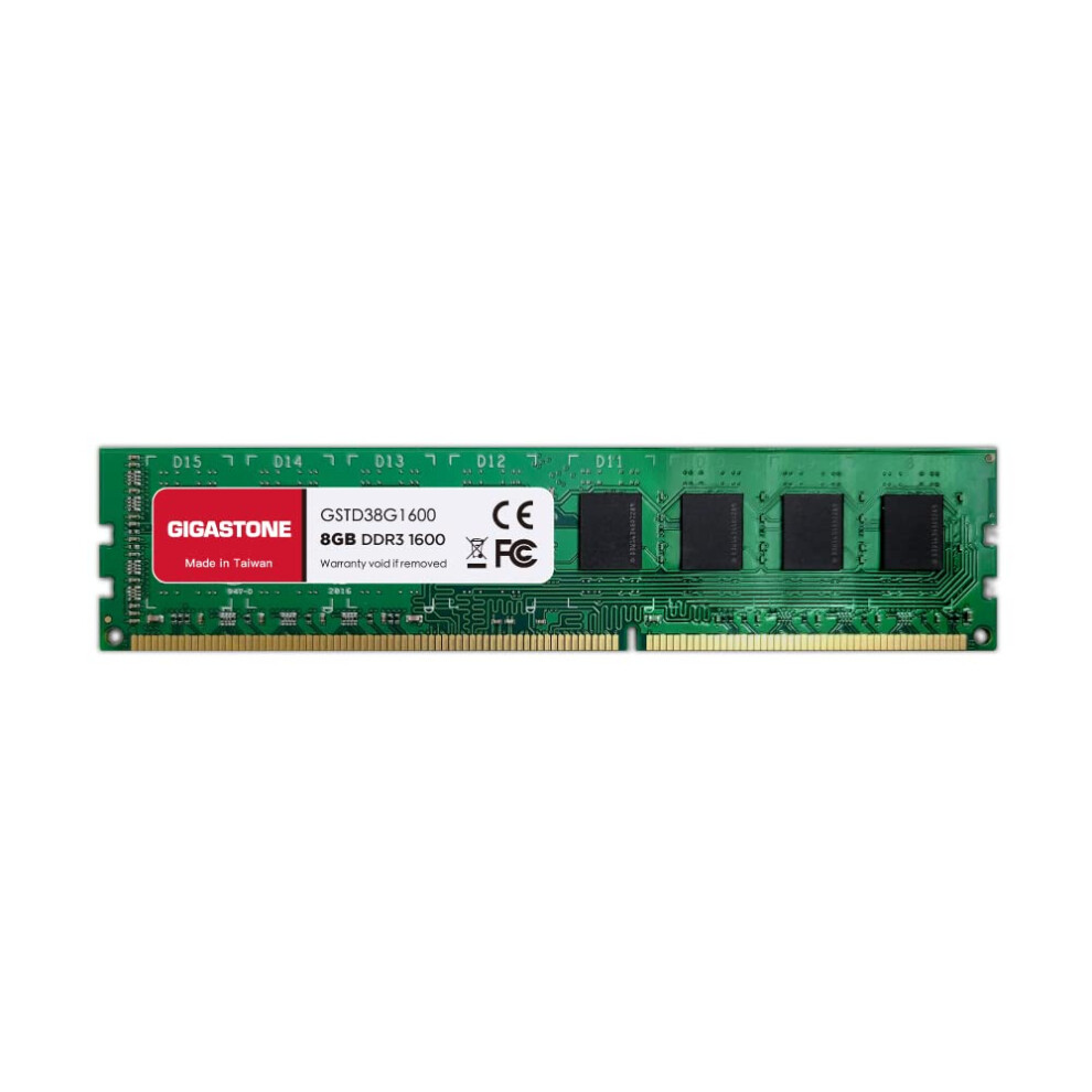?Ddr3 Ram? Gigastone 8Gb Ddr3/Ddr3l 1600Mhz (1333Mhz) Pc3-12800 (Pc3-10600) Cl11 1.35V/1.5V 2Rx8 Udimm 240 Pin Unbuffered Non Ecc High Performance Pc 804272756326