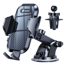andobil Car Phone Holder (Bumpy Roads Friendly) Military-Grade Cell Phone Car Mount Ultimate Phone Holders for Your Car Dashboard Windshield Vent Car