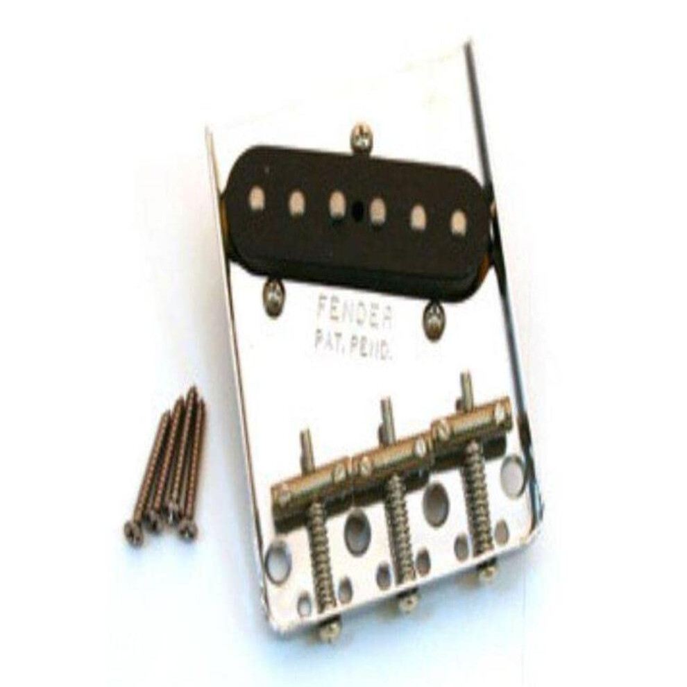 Fender American Vintage '62 Tele Custom Bridge Assembly with Pickup - Nickel