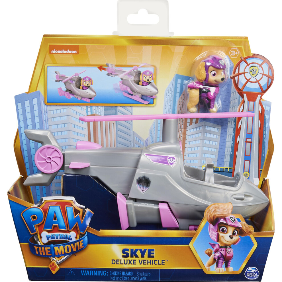 Paw Patrol Spin Master 6060436 The Movie Skye's Deluxe Vehicle Toy
