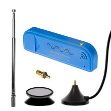 Nooelec NESDR Mini 2+ 0.5PPM TCXO RTL-SDR & ADS-B USB Receiver Set w/Antenna Mount & Female SMA Adapter. RTL2832U & R820T2 Tuner. Low-Cost Software D